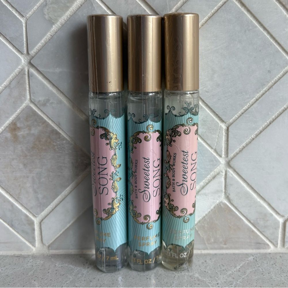 Bath & Body Works “Sweetest Song” New Rollerball Fragrance Bundle